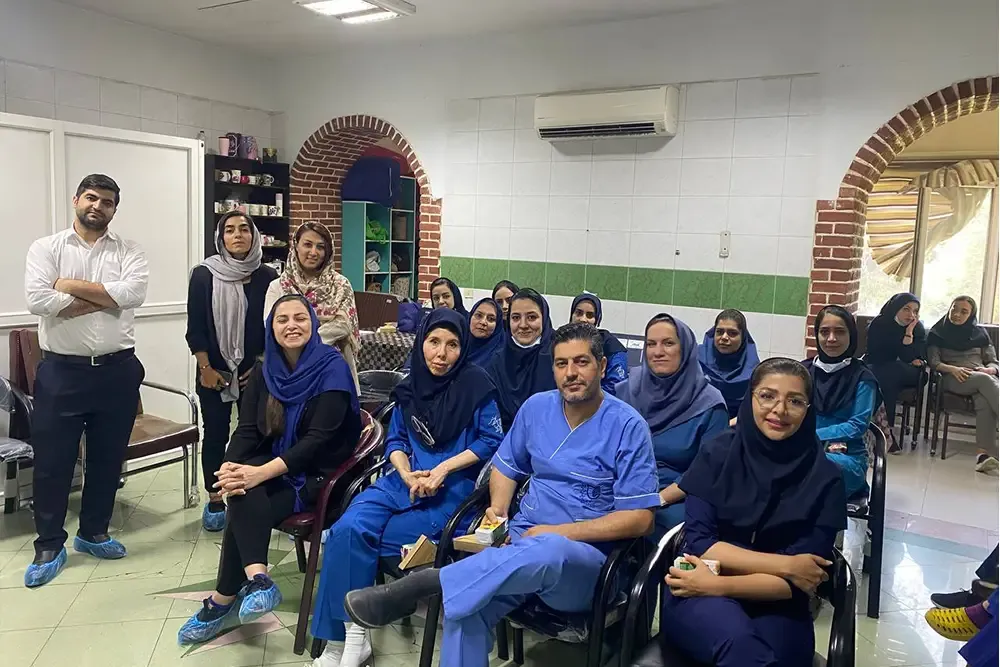 The training course on absorbable surgical sutures, ETHICON was held at Tajrish Martyrs Hospital