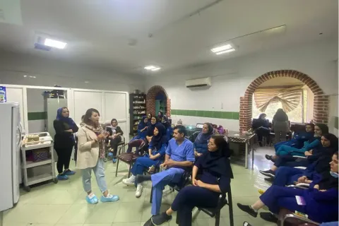 The training course on absorbable surgical sutures, ETHICON was held at Tajrish Martyrs Hospital — 3