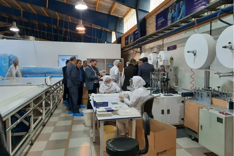 Visiting the production line of KMT Group factory — 3