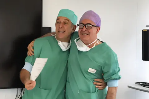 Advanced Bariatric Surgery Course with Professor Bruno Dillemans in Belgium, attended by a group of esteemed obesity surgery professors from Iran — 6